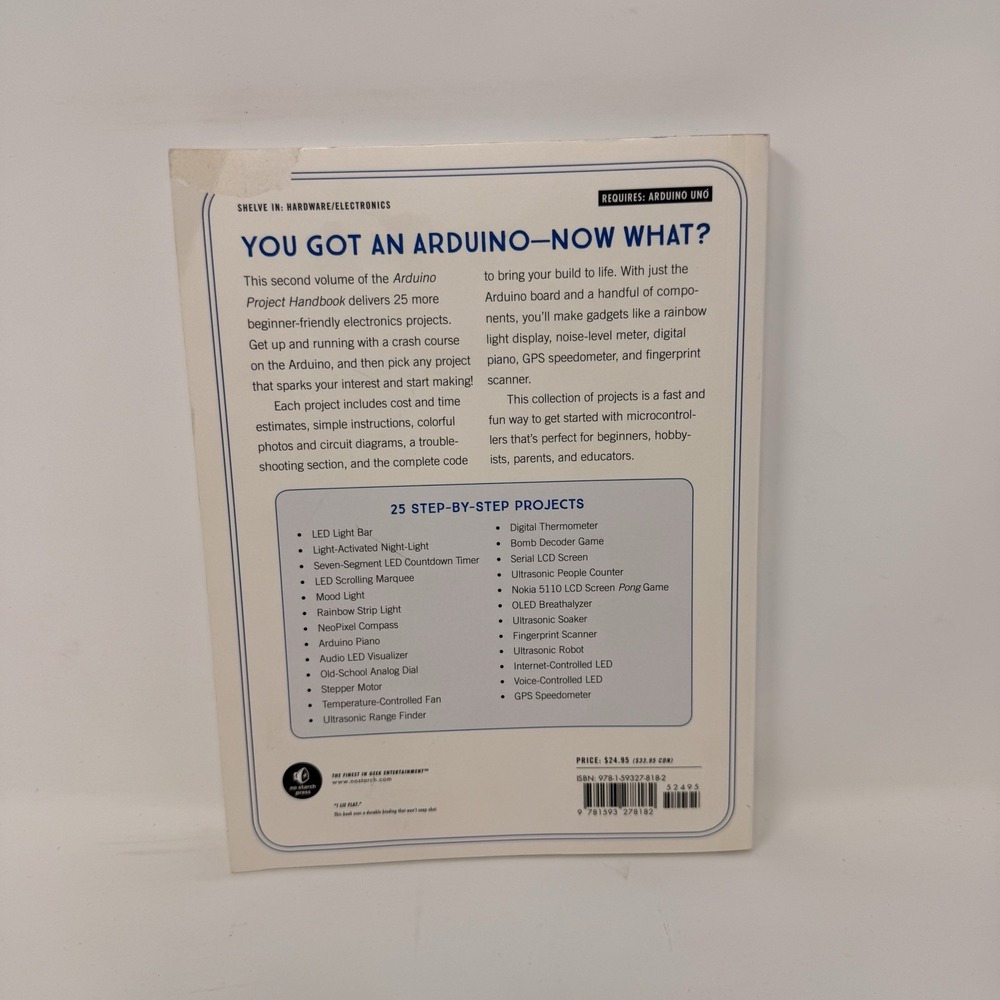 Arduino Project Handbook, Volume 2: 25 Simple Electronics Projects for Beginners - Picture 2 of 4